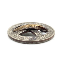 ONE DIME アメリカコイン ホイール トップ フェザー シルバー 銀貨 福生店