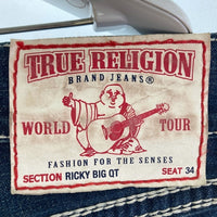 TRUE RELIGION トゥルーレリジョン RICKY BIG QT デニムパンツ インディゴ size31 瑞穂店