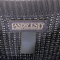 LANDS’END ランズエンド コットン クルーネックセーター ネイビー Size XL 相当 福生店