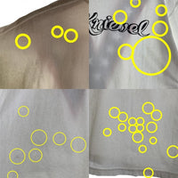 SCREAMING HOUSE スクリーミングハウス 星条旗 プリントTシャツ ホワイト USA製 Size L 福生店