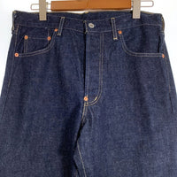 90's LEVI'S リーバイス 701XX BIG E 復刻 バックルバック テーパードデニムパンツ インディゴ 紙パッチ 日本製 91年 Size 34×34 福生店