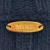MUSE de Deuxieme Classe ミューズドゥドゥーズィエムクラス 17-080-500-4180-3-0 カシミヤ混 タートルネックセーター ブラック size不明 瑞穂店