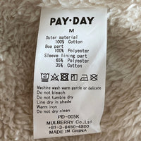 PAY-DAY ペイデイ 裏ボア デニム コーチジャケット インディゴ sizeM 瑞穂店