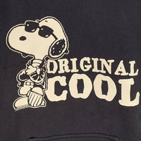 90's JOE COOL スヌーピープリント プルオーバースウェットパーカー ブラック Size 2XL 福生店