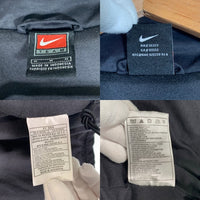 00's NIKE TEAM ナイキ ナイロン トラックジャケット ブラック チャコール Size M (実寸L相当) 福生店