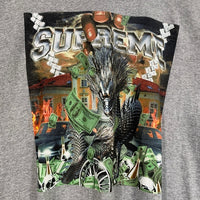 SUPREME シュプリーム 20SS Dragon Tee ドラゴン プリントTシャツ グレー Size XL 福生店