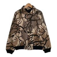 90's PREDATOR CAMOUFLAGE プレデターカモフラージュ リブブルゾン ジャケット 中綿 スナップボタン マルチ Size L 福生店