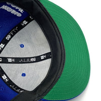 A BATHING APE アベイシングエイプ New Era ニューエラ 59FIFTY ベースボールキャップ ブルー Size 7 1/4 (57.7cm) 福生店