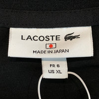LACOSTE ラコステ 24SS ONE PIECE ワンピース ワニロゴ Tシャツ ブラック Size 6 (XL) 福生店