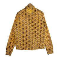 LIFE`S A BEACH ライフズアビーチ 復刻 スカルボーンプリント スウィングトップ ブルゾン ジャケット イエロー 薄手 Size M 福生店