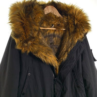 Supreme シュプリーム STONE ISLAND ストーンアイランド 22SS Formula Steel Reversible Fauxfur Parka ファージャケット ブラック Size M 福生店