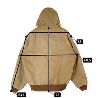 Carhartt カーハート USA製 アクティブジャケット 裏キルティング ブラウン sizeL 瑞穂店