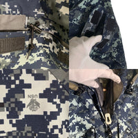 00's U.S.NAVY 米海軍 GORE-TEX WORKING PARKA ゴアテックス ミリタリージャケット パーカ デジカモ 8415-01-539-9302 Size S-XS 福生店
