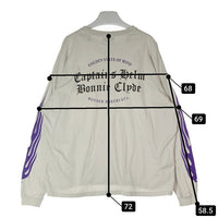 CAPTAINS HELM キャプテンズヘルム BONNIE CLYDE ボニー クライド 長袖Tシャツ グレー sizeL 瑞穂店