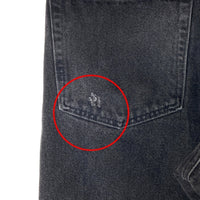 RUSTLER ラスラー デニムパンツ ブラック size34×30 瑞穂店