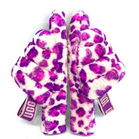 UGG アグ 1117153 Fluff Yeah Slide Leopard フラッフ イヤー スライド レオパード サンダル パープル size25cm 瑞穂店