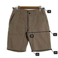 WAREHOUSE ウエアハウス ヘリンボーン ベイカーショーツ ショートパンツ オリーブ Size 32 福生店