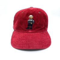 Polo Ralph Lauren ポロラルフローレン ポロベア コーデュロイ キャップ 帽子 レッド sizeF 瑞穂店