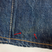 Deluxeware デラックスウエア DX066A 1940s ORIGINAL PIPED STRAIGHT デニムパンツ インディゴ size32 瑞穂店