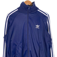 80's~ adidas アディダス Track Jacket トラックジャケット ネイビー 香港製 Size M 相当 福生店