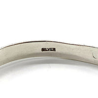 ノーブランド 7mm トライアングル シルバーバングル SILVER刻印 福生店