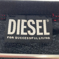 DIESEL ディーゼル A03882 ラグラン ロゴ Tシャツ ブラック sizeXL 瑞穂店