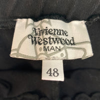 Vivienne Westwood MAN ヴィヴィアンウエストウッドマン VW-LP-70769 サイドスリット サルエルパンツ ブラック size48 瑞穂店