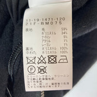 BEAMS ビームス 11-19-1471-120 中綿 ウール モッズ コート ブラック sizeL 瑞穂店