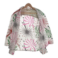 Starry Gate by JELADO ジェラード Westcoast Shirts オープンカラーレーヨンシャツ 花火柄 ホワイト Size M 福生店