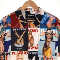 PLAYBOY プレイボーイ GALLIS ADDICTION ガリスアディクション プリント オープンカラーシャツ マルチ Size XXL 福生店