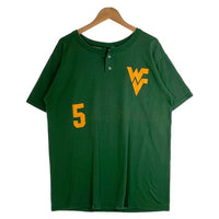 Wilson ウィルソン ヘンリーネック ナンバリングプリント Tシャツ グリーン メキシコ製 Size L 福生店