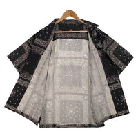 THE NORTH FACE ノースフェイス ザ ノースフェイス CLIMBING SUMMER SHIRT バンダナ柄 サマーシャツ 半袖 ブラック NR21931 Size XL 福生店