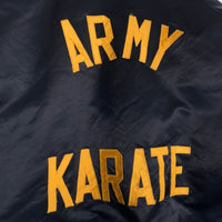 Viking バイキング ARMY KARATE ナイロン スタジアムジャケット スタジャン ブラック USA製 Size L 福生店