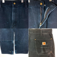 Carhartt カーハート B01 BLK USA製 ダブルニー ペインターパンツ ブラック size36x30 瑞穂店