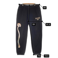 HUF ハフ PLEASURES プレジャーズ プリント スウェットパンツ ブラック Size L 福生店