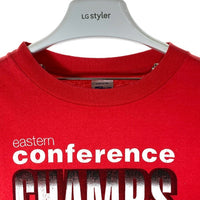 SALEM SPORTSWEAR セーラム USA製 CHICAGO BULLS THE 1993 NBA Finale シングルステッチ Tシャツ レッド sizeM 瑞穂店