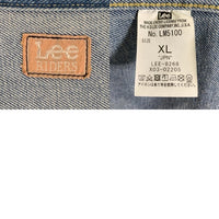 Lee リー 101J デニムトラッカージャケット ウォッシュ加工 インディゴ LM5100 Size XL 福生店