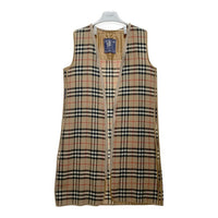 Burberry's バーバリー ノバチェック コートライナー ベスト ウール イングランド製 ファスナー ベージュ Size - 瑞穂店