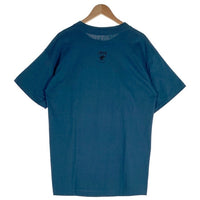 80's STUSSY ステューシー ロゴ サーフマン 半袖 Tシャツ ブルー USA製 Size XL 福生店
