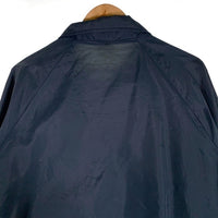 AUBURN SPORTSWEAR アーバンスポーツウェア TEACHER’S HIGHLAND CREAM SCOTCH WHISKY ナイロン コーチジャケット ネイビー USA製 Size XL 福生店
