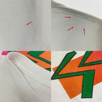 STUSSY ステューシー HIGH PERFORMANCE 前後プリント 長袖Tシャツ ホワイト sizeL 瑞穂店