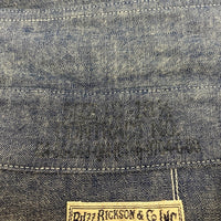 Buzz Rickson's バズリクソンズ BR25995 BLUE CHAMBRAY WORK SHIRT シャンブレー ワーク シャツ インディゴ size18-18・1/2 瑞穂店