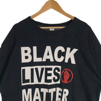 BLACK LIVES MATTER ブラックライヴズマター プリントTシャツ ブラック Size 2XL 福生店