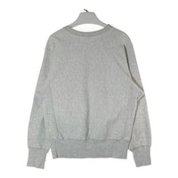 Champion チャンピオン 刺繍タグ USA製 90's ラバープリント 2段 ESCANABA ESKYMOS リバースウィーブ スウェットトレーナー グレー sizeM 瑞穂店