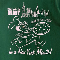 HUF ハフ NY DELIVERY TEE ニューヨークデリバリー Tシャツ グリーン プリント Size L 福生店