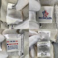 MONCLER モンクレール MAGLIA CARDIGAN ジップアップ スウェットパーカー グレー トリコロールライン ワッペン Size M 福生店