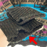 90's ST JOHN’S BAY セントジョーンズベイ ネイティブ柄 アクリル ウール クルーネックニットセーター マルチ Size M 福生店