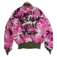 ANTI SOCIAL SOCIAL CLUB アンチソーシャルソーシャルクラブ 21AW ALPHA アルファ MA-1 フライトジャケット リバーシブル セージグリーン Size L 福生店