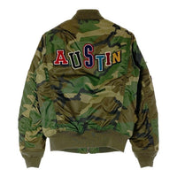 HYSTERIC GLAMOUR ヒステリックグラマー プリマロフト MA-1 迷彩 カモフラ ヒスガール 0153AB02 グリーン sizeS 瑞穂店