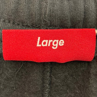 SUPREME シュプリーム 24AW Satin Applique Sweatpant サテンアップリケ スウェットパンツ ブラック sizeL 瑞穂店